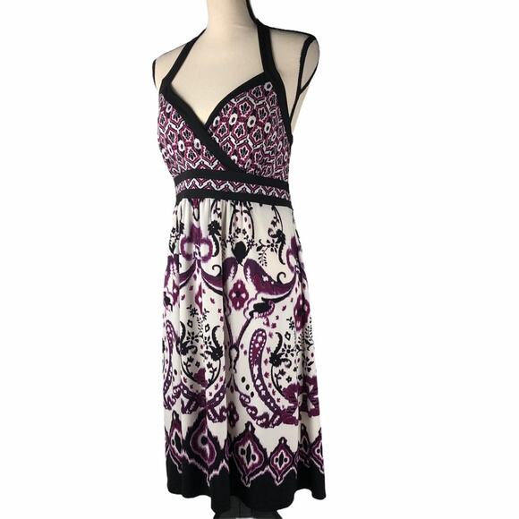 Apt 9 floral abstrac tsummer dress large - Picture 1 of 7